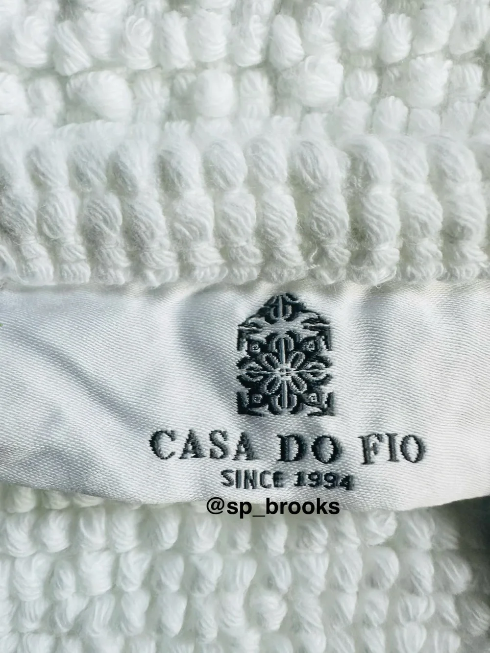 🎁CASA DO FIO Bath Rug by Piscatextil -Made in Portugal Cotton Rug White -20”x31”
